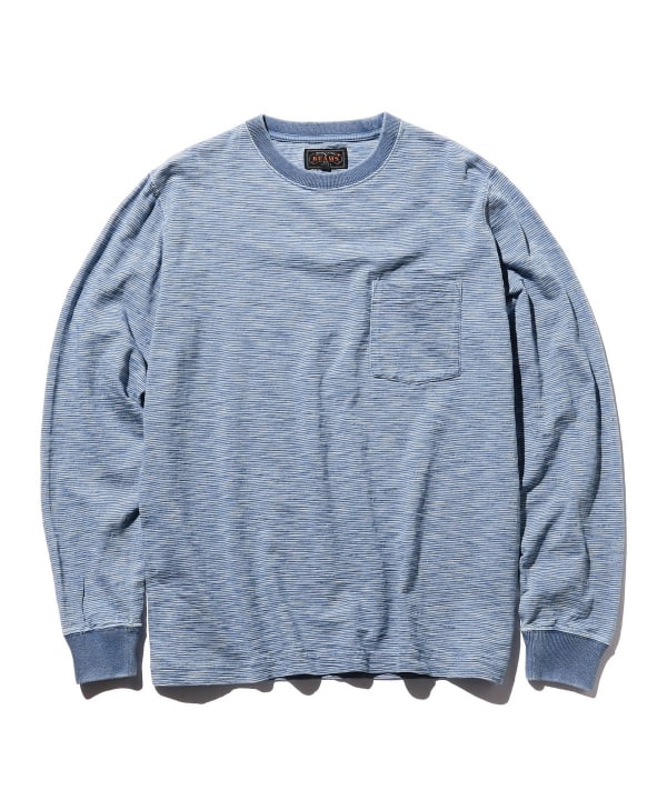 Pocket Tee Indigo Slub Yarn