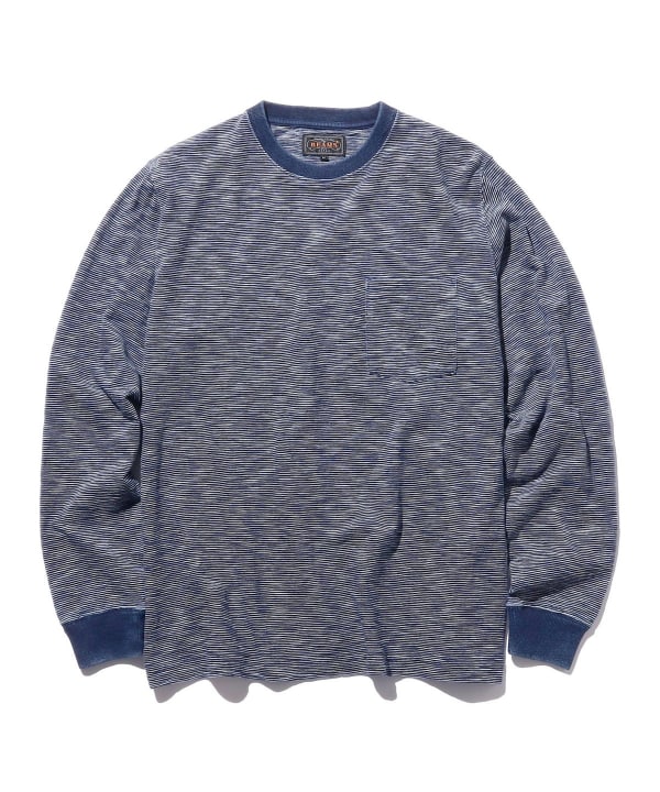 Pocket Tee Indigo Slub Yarn