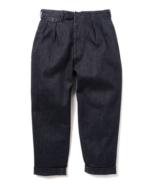 2 Pleats Tapered Denim